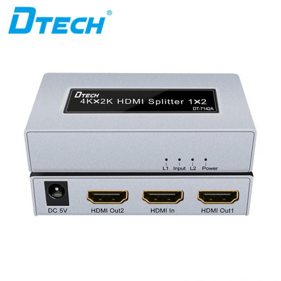DTECH DT-7142A 4Kx2K HDMI SPLITTER 1x2 DTECH DT-7142A 4Kx2K HDMI SPLITTER 1x2